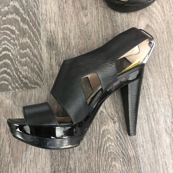 Michael Kor platform leather sandals - Picture 3 of 8